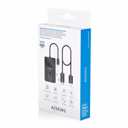 AISENS ASWL-H2KDC30M05-BK station d'accueil Avec fil &sans fil USB 3.2 Gen 1 (3.1 Gen 1) Type-C Noir - Vue supplémentaire 7