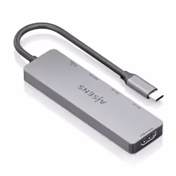 AISENS ASUC-5P028-GR station d'accueil Avec fil USB 3.2 Gen 1 (3.1 Gen 1) Type-C Gris - Vue supplémentaire 2