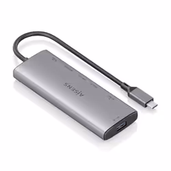 AISENS ASUC-7P031-GR station d'accueil Avec fil USB 3.2 Gen 1 (3.1 Gen 1) Type-C Gris - Vue supplémentaire 2