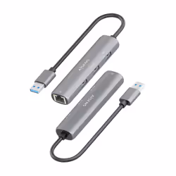 AISENS ASUC-4P034-GR station d'accueil Avec fil USB 3.2 Gen 1 (3.1 Gen 1) Type-A Gris - Vue supplémentaire 3