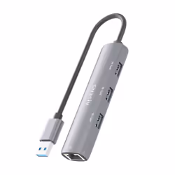 AISENS ASUC-4P034-GR station d'accueil Avec fil USB 3.2 Gen 1 (3.1 Gen 1) Type-A Gris - Vue supplémentaire 5