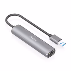 AISENS ASUC-4P035-GR station d'accueil Avec fil USB 3.2 Gen 1 (3.1 Gen 1) Type-A Gris - Vue supplémentaire 2
