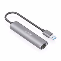AISENS ASUC-4P037-GR station d'accueil Avec fil USB 3.2 Gen 1 (3.1 Gen 1) Type-A Gris - Vue supplémentaire 2