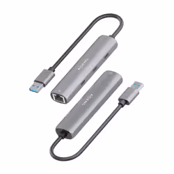AISENS ASUC-4P037-GR station d'accueil Avec fil USB 3.2 Gen 1 (3.1 Gen 1) Type-A Gris - Vue supplémentaire 3