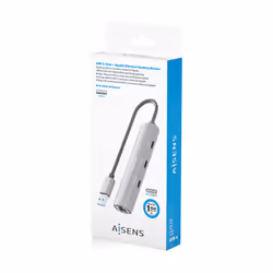 AISENS ASUC-4P037-GR station d'accueil Avec fil USB 3.2 Gen 1 (3.1 Gen 1) Type-A Gris - Vue supplémentaire 8