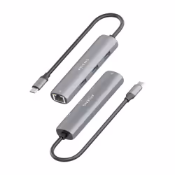 AISENS ASUC-4P038-GR station d'accueil Avec fil USB 3.2 Gen 1 (3.1 Gen 1) Type-C Gris - Vue supplémentaire 3