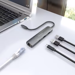 AISENS ASUC-4P039-GR station d'accueil Avec fil USB 3.2 Gen 1 (3.1 Gen 1) Type-C Gris - Vue supplémentaire 6