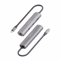 AISENS ASUC-4P040-GR station d'accueil Avec fil USB 3.2 Gen 1 (3.1 Gen 1) Type-C Gris - Vue supplémentaire 3