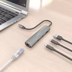 AISENS ASUC-4P040-GR station d'accueil Avec fil USB 3.2 Gen 1 (3.1 Gen 1) Type-C Gris - Vue supplémentaire 7