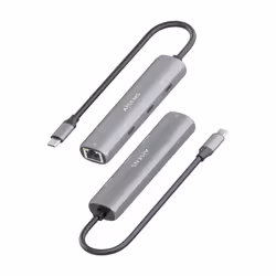 AISENS ASUC-4P041-GR station d'accueil Avec fil USB 3.2 Gen 1 (3.1 Gen 1) Type-C Gris - Vue supplémentaire 3