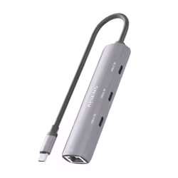 AISENS ASUC-4P041-GR station d'accueil Avec fil USB 3.2 Gen 1 (3.1 Gen 1) Type-C Gris - Vue supplémentaire 5