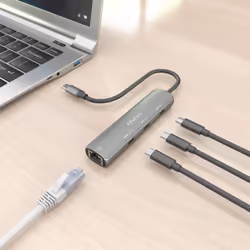 AISENS ASUC-4P041-GR station d'accueil Avec fil USB 3.2 Gen 1 (3.1 Gen 1) Type-C Gris - Vue supplémentaire 7