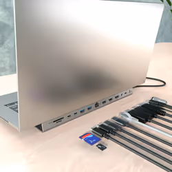 AISENS ASUC-13P042-GR station d'accueil Avec fil USB 3.2 Gen 1 (3.1 Gen 1) Type-C Gris - Vue supplémentaire 6