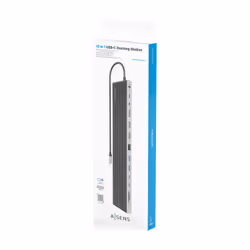AISENS ASUC-13P042-GR station d'accueil Avec fil USB 3.2 Gen 1 (3.1 Gen 1) Type-C Gris - Vue supplémentaire 7