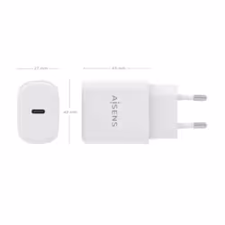 AISENS A110-0975 chargeur d'appareils mobiles Caméra Numérique, Téléphone portable, Ordinateur portable, Smartphone, Tablette, Universel Blanc Secteur Charge rapide Intérieure - Vue supplémentaire 4