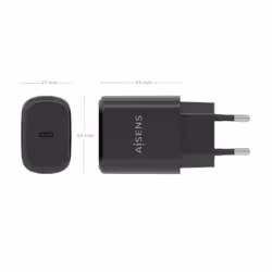 AISENS A110-0976 chargeur d'appareils mobiles Caméra Numérique, Téléphone portable, Ordinateur portable, Smartphone, Tablette, Universel Noir Secteur Charge rapide Intérieure - Vue supplémentaire 4
