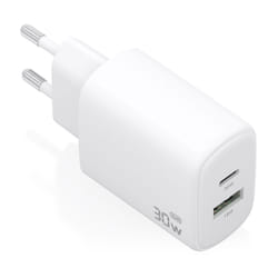 AISENS A110-0977 chargeur d'appareils mobiles Caméra Numérique, Téléphone portable, Ordinateur portable, Smartphone, Tablette, Universel Blanc Secteur Charge rapide Intérieure