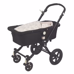 Pasito a Pasito Baby Nest With Hood Toile De Jouy Cream