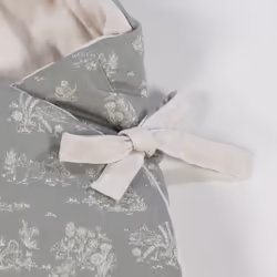 Pasito a Pasito Baby Nest With Hood Toile De Jouy Forest, Garçon/Fille, Gris