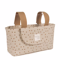 Walking Mum Organizer Coeurs Poppy Cannelle