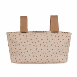 Walking Mum Organizer Coeurs Poppy Cannelle