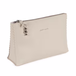 Pasito a Pasito Toilet Case Icon Cream, Trousse de toilette, Simili-cuir, Crème, Monochromatique, Fermeture à glissière, 270 ...
