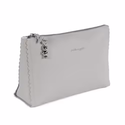 Pasito a Pasito Toilet Case Icon Smoke, Trousse de toilette, Simili-cuir, Gris, Monochromatique, Fermeture à glissière, 270 m ...