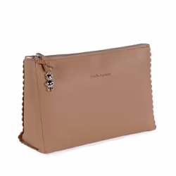 Pasito a Pasito Toilet Case Icon Caramel, Trousse de toilette, Simili-cuir, Couleur camel, Monochromatique, Fermeture à gliss ...