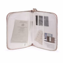Pasito a Pasito Birth Book Icon Rose, Pochette de documents, Rose, Simili-cuir, Monochromatique, 190 mm, 20 mm