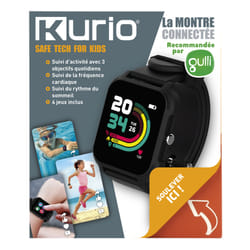 Kurio C24515 Fr La Montre Connectée Noire - Recommandée Par Gulli