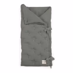 Walking Mum Baby Nest/Blanket Caetana Stone, Couverture à emmailloter, Couleur de la pierre, Monochromatique, Mousseline, Tai ...
