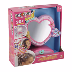 KD Group FunLockets - Mon Miroir Secret Avec Strass Pour Cheveux, Ensemble d’ornements pour cheveux pour enfants, 4 an(s), Pl ...