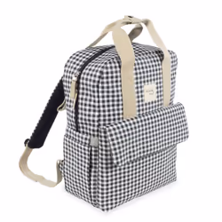 Walking Mum Sac a dos I Love Vichy Noir (IV)