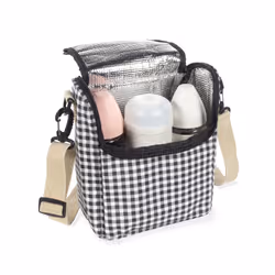 Walking Mum Sac Isotherme Biberons I Love Vichy Noir (IV) - Vue supplémentaire 4