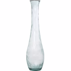 Vase en verre recyclé 100 Cm transparent °25X100 Cm Matériel: Cristal Dimensions et informations supplémentaires : °25X100 Cm