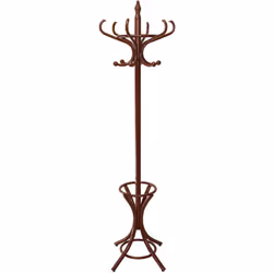 Portemanteau sur pied en bois de noyer, bois : bouleau et peuplier _°53X186 cm Matériel: Bois Dimensions et informations comp ...