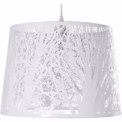 Plafonnier En Métal Blanc, 1Xe27, Max.60W Non Inclus °35X25 Cm, Câble:85 Cm Matériel: Métal Mesures et informations supplémen ...