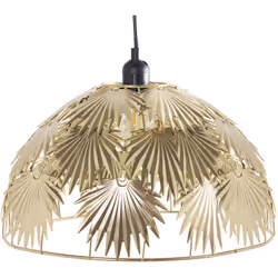 Plafonnier Métal Doré +91197, 1Xe27 Max40W Non Inclus _°35X20 Cm Câble:80 Cm Matériel: Métal Mesures et informations suppléme ...