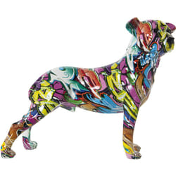 Fijalo - Figurine de chien en résine graffiti multicolore 29X12X24 Cm