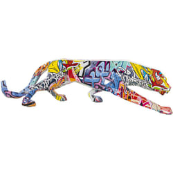 Fijalo - Figurine Résine Panthère Graffiti 48X11X13 Cm