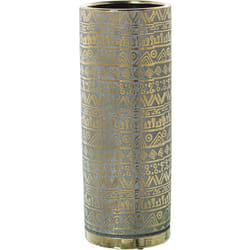 Fijalo - Vase Céramique Vert/Or °14X36 Cm