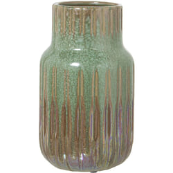 Vase Céramique Vert/Marron °14X25 Cm