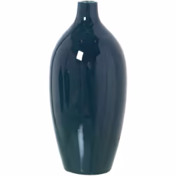 Vase en céramique vert foncé °12X27 cm Matériel: Céramique Dimensions et informations supplémentaires : °12X27 Cm