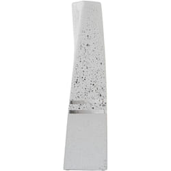 Vase Céramique Argent/Blanc °12X51 Cm