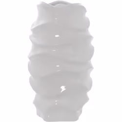 Vase Céramique 40 Cm Blanc Brillant °23X40 Cm Matériel: Céramique Dimensions et informations supplémentaires : °23X40 Cm