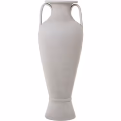 Vase Céramique Avec Anses 80 Cm Blanc Sable _°30X80 Cm Matériel: Céramique Dimensions et informations complémentaires : _°30X ...