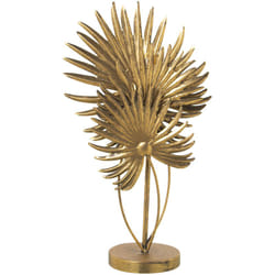 Fijalo - Lampe de Table en Métal Doré, 1Xe27, Max.60W 38X18X65 Cm, ​​Base:°18 Cm