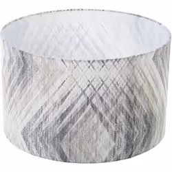 Abat-jour cylindrique estampé °40X25 Cm, pour ampoule E-27 Matière textile Mesures et informations supplémentaires: °40X25 Cm ...