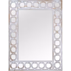 Miroir en bois doré _60X3X80 Cm Matériel: Bois Mesures et informations supplémentaires : _60X3X80 Cm