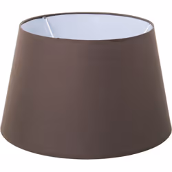 Abat-jour Polyester Marron Foncé _°30/°40X25 Cm Matière textile Dimensions et informations complémentaires : _°30/°40X25 Cm